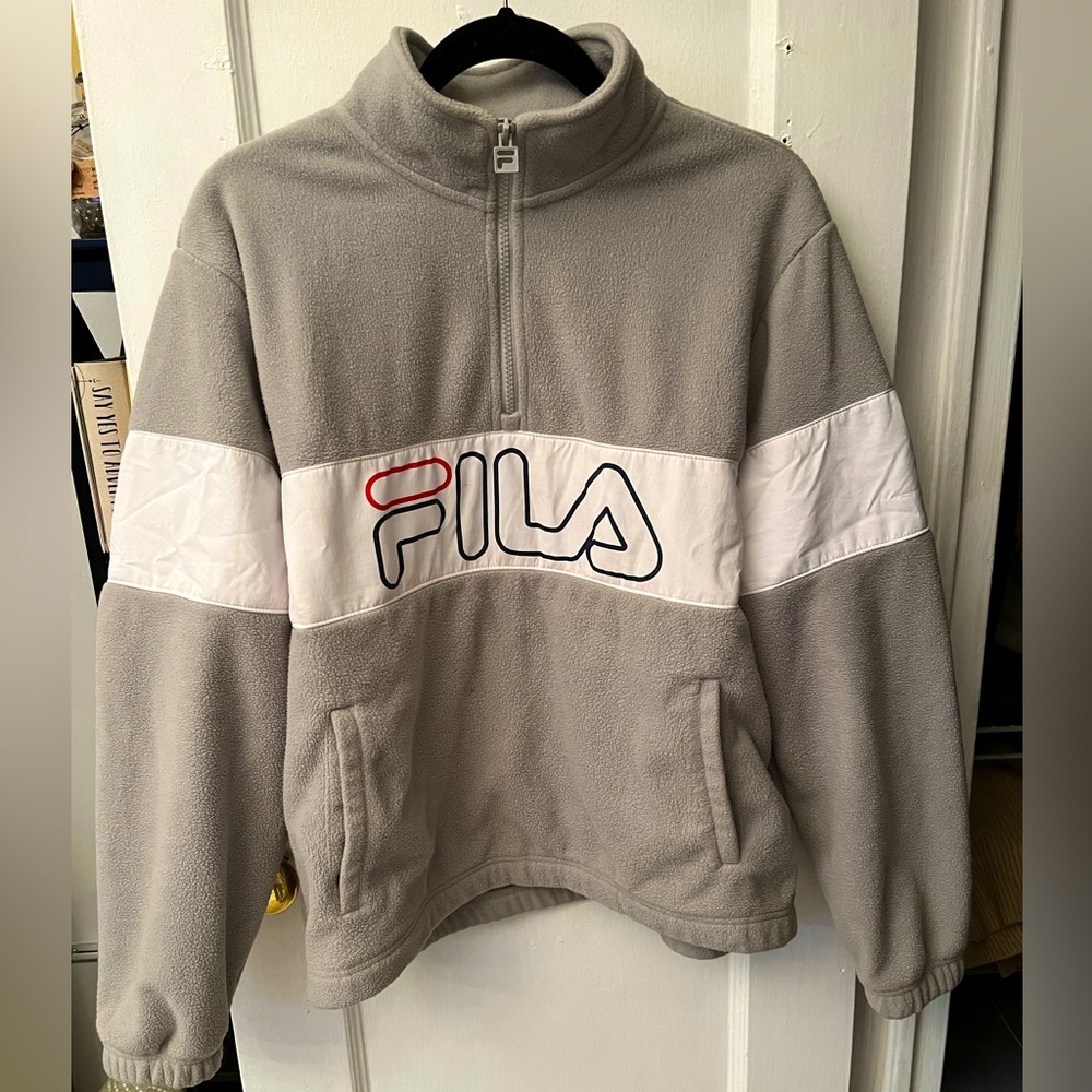 FILA quarter zip sweater